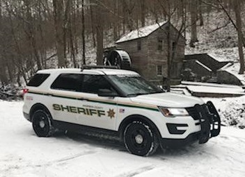 A view of an Anderson County Sheriff's Department vehicle at the Grist Mill near Norris Dam on Tuesday, Jan. 16, 2018. (Photo by Anderson County Sheriff's Department)