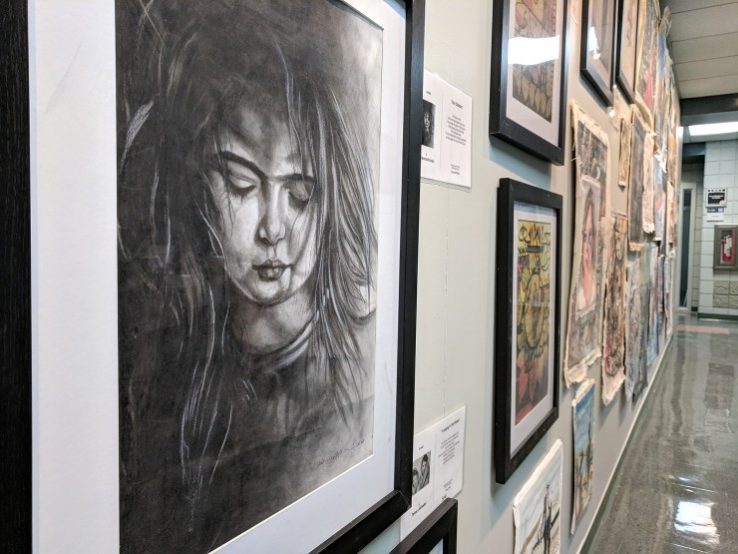 An exhibit of artwork by refugees from war-ravaged Syria will be on display at Roane State Community College’s Oak Ridge campus, 701 Briarcliff Ave., through Feb. 9. (Submitted photo)