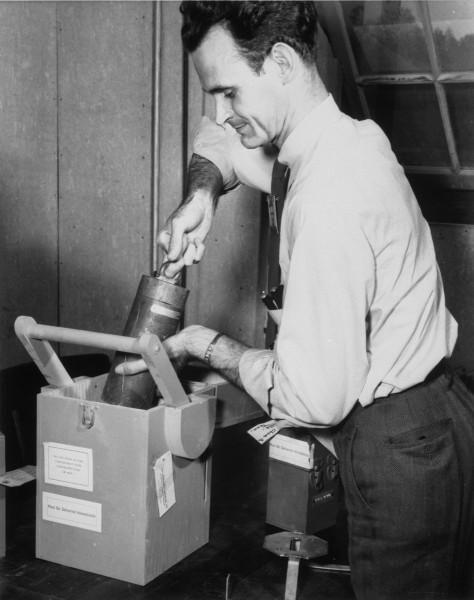 In 1951, Oak Ridge National Laboratory began producing the nickel-63 isotope that is now used in airport detectors to prevent terrorism. Today, ORNL is the only known producer of this isotope. (Photo courtesy ORNL) 