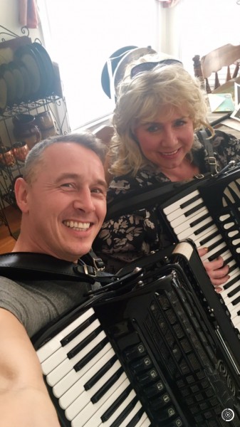 The Knox Accordion-AIRs, Wolfgang Schaber and Linda Warren, will be featured performers at the Childrenâ€™s Museum International Festival on Saturday, Feb. 17, 2018. (Submitted photo)