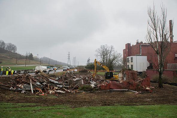The U.S. Department of Energy's Oak Ridge Office of Environmental Management recently removed two higher-risk excess contaminated facilities at the Biology Complex at the Y-12 National Security Complex. Oak Ridge contains more higher-risk facilities than any other DOE site. Pictured above is the Radiation Source Building. (Photo by DOE Office of Environmental Management)