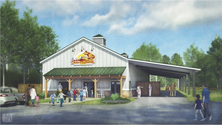 Pictured above is a rendering by Johnson Architecture of the new facility at Little Ponderosa Zoo and Rescue. (Submitted image)