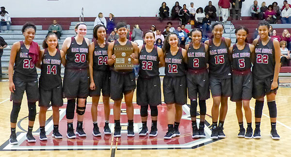 The Oak Ridge Lady Wildcats finished as Region 2-AAA runner-up in a 57-45 loss at Bearden on Wednesday, Feb. 28, 2018. The girls will play in a sectional game, which determines who goes to the state tournament, at Daniel Boone in upper East Tennessee on Saturday, March 3, 2018. (Photo by John Huotari/Oak Ridge Today)