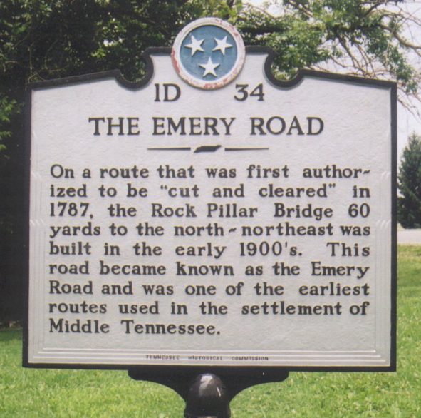 Emery Road Historical Marker