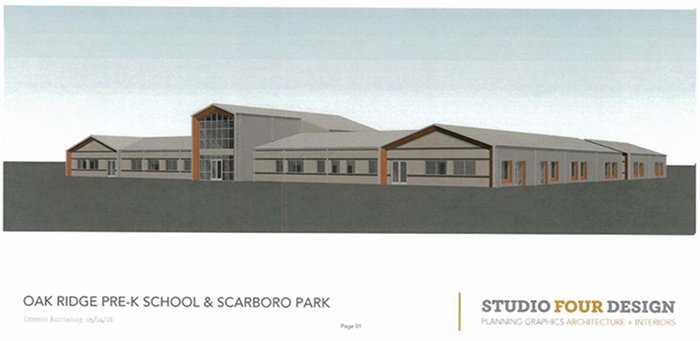 Oak Ridge Pre-K School (Image by Studio Four Design via City of Oak Ridge)