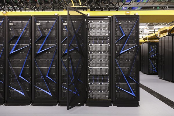 The new Summit supercomputer, a 200-petaflop IBM system that is the world's most powerful, is pictured above at Oak Ridge National Laboratory. (Photo courtesy Katie Bethea/ORNL)