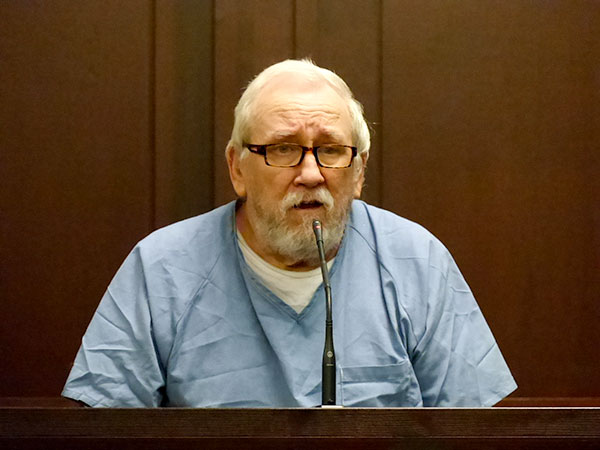 Oak Ridge resident Lee Harold Cromwell, 68, was sentenced to 25 years in prison on 28 counts of forgery and filling fraudulent liens during a hearing in criminal court in Nashville on Wednesday, June 27, 2018. (Photo by John Huotari/Oak Ridge Today)
