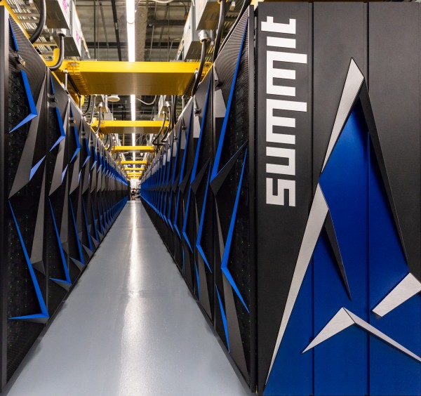 Oak Ridge National Laboratory’s Summit supercomputer was named number one on the TOP500 List, a semiannual ranking of the world’s fastest computing systems on Monday, June 25, 2018. (Photo credit: Carlos Jones/Oak Ridge National Laboratory, U.S. Department of Energy)