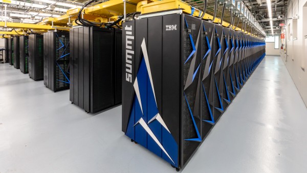 The new Summit supercomputer, a 200-petaflop IBM system that is the world's most powerful, is pictured above at Oak Ridge National Laboratory. (Photo by Katie Bethea/ORNL)