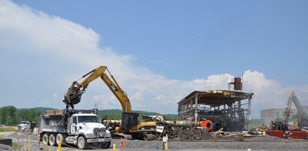 All of the debris has already been removed from the demolition project at Building K-633 at the East Tennessee Technology Park in May and June 2018. (Photo courtesy U.S. Department of Energy Office of Environmental Management)