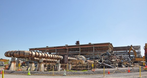 One of the four test loops that were part of Building K-633 at the East Tennessee Technology Park. (Photo courtesy U.S. Department of Energy Office of Environmental Management)