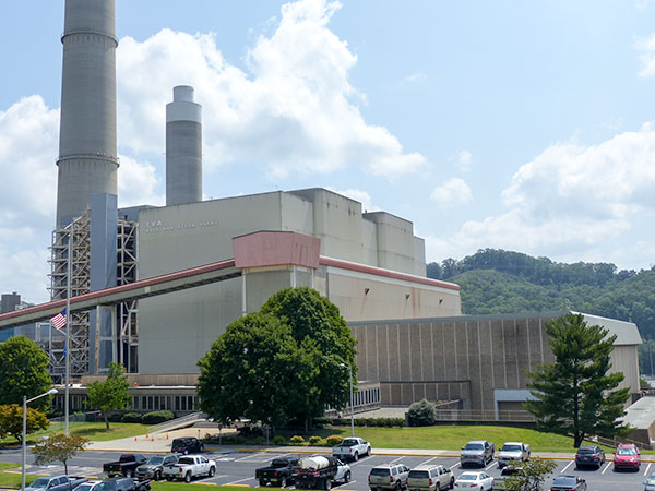 The Tennessee Valley Authority's Bull Run Fossil Plant is pictured above in Claxton on Monday, Aug. 27, 2018. (Photo by John Huotari/Oak Ridge Today)
