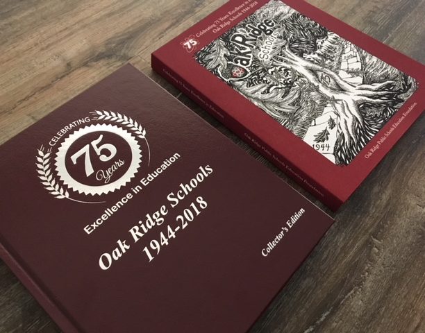 Students from each of the 75 classes of Oak Ridge Schools have shared their school memories in a new book. There is a "reveal party" for the book, "Celebrating 75 Years of Excellence in Education: Oak Ridge Schools, 1944-2018," on Wednesday, Sept. 26, 2018, at Oak Ridge High School. (Submitted photo)