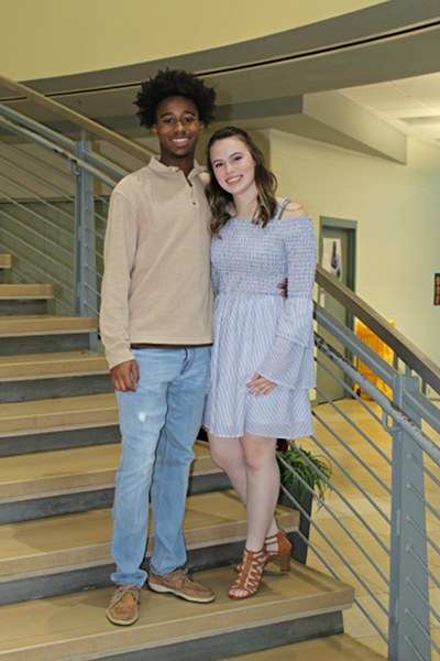 2018 Oak Ridge High School Homecoming Court: Javonte' Thomas and Hailee Ladd (Photo courtesy Diana Homan)