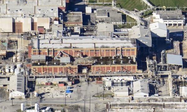 Building 9204-2 (Beta 2) is pictured above at center at the Y-12 National Security Complex. Part of Building 9204-2E (Beta 2E) is pictured in the top left. (Photo courtesy Consolidated Nuclear Security)