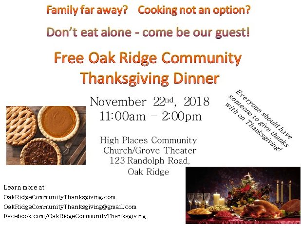 Image from Oak Ridge Community Thanksgiving