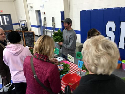 Winter Farmers Market Zack Zavels