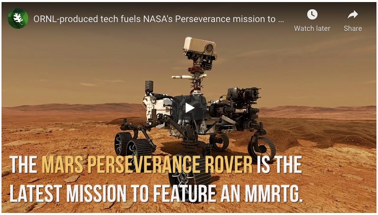 Hear from ORNL scientists who worked on Perseverance mission - Vimarsana News